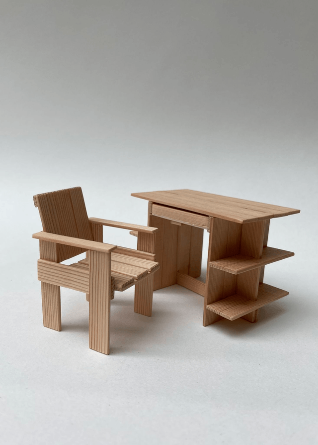 Crate Desk and Chair