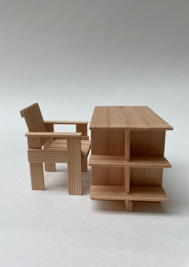 Crate Desk and Chair
